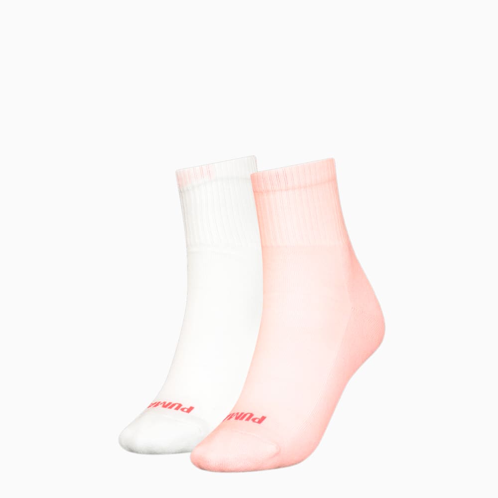 Calcetines Medios Puma Corazón para Mujer (2 Pack), Rosa