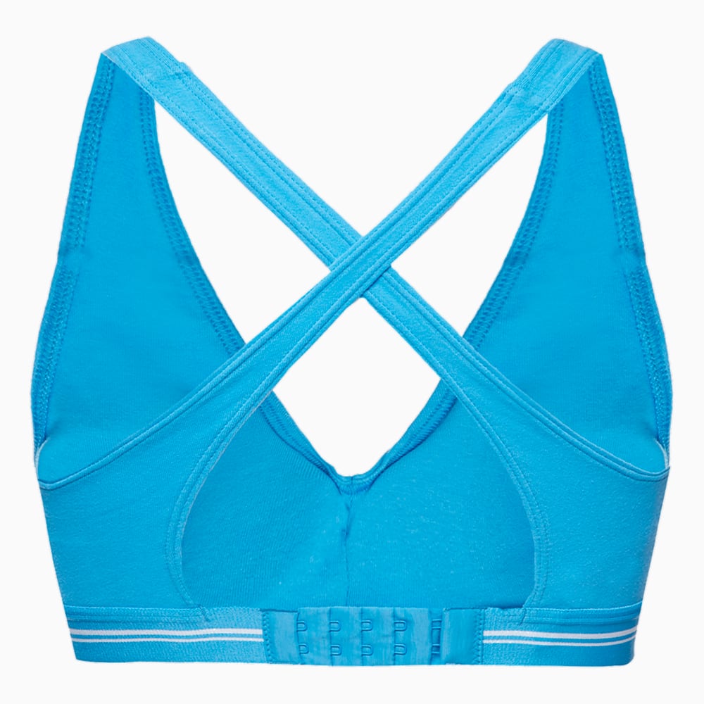 Изображение Puma Бра PUMA WOMEN CROSS-BACK PADDED #2: placid blue