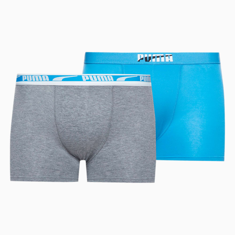 Изображение Puma Детское нижнее белье PUMA BOYS PLACED LOGO BOXER #1: blue combo