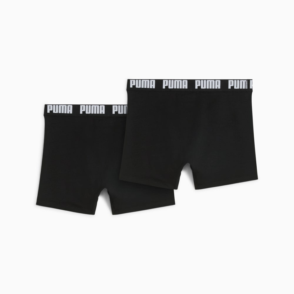 Изображение Puma Мужское нижнее белье PUMA Men's Boxer Briefs 2 pack #2: black / black