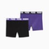 Зображення Puma Чоловіча спідня білизна PUMA Men's Boxer Briefs 2 pack #2: VIOLET / BLACK