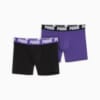 Изображение Puma Мужское нижнее белье PUMA Men's Boxer Briefs 2 pack #1: VIOLET / BLACK