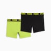 Зображення Puma Чоловіча спідня білизна PUMA Men's Boxer Briefs 2 pack #2: LIME SMASH / BLACK