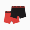 Изображение Puma Мужское нижнее белье PUMA Men's Boxer Briefs 2 pack #2: Orange / Black