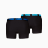 Изображение Puma Мужское нижнее белье PUMA Men's Boxer Briefs 2 pack #2: blue / grey melange