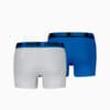 Зображення Puma Чоловіча спідня білизна PUMA Men's Boxer Briefs 2 pack #2: blue / grey melange
