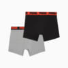 Изображение Puma Мужское нижнее белье PUMA Men's Boxer Briefs 2 pack #2: black / red