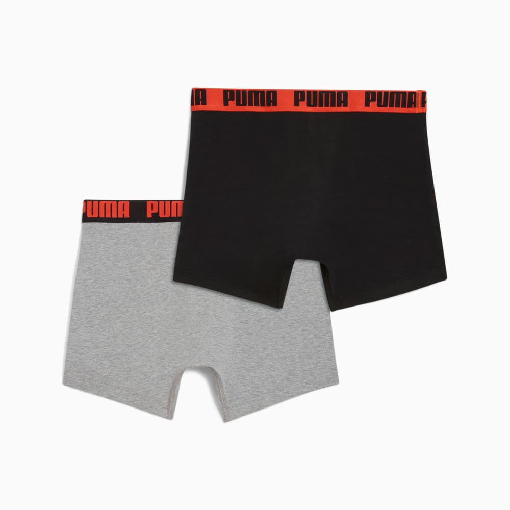 Изображение Puma Мужское нижнее белье PUMA Men's Boxer Briefs 2 pack #2: black / red