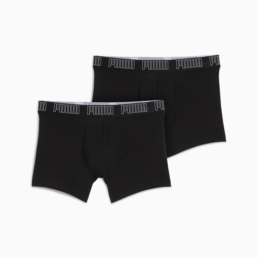 Изображение Puma Мужское нижнее белье PUMA Men's Trunks 2 pack #1: black