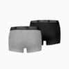 Изображение Puma Мужское нижнее белье PUMA Men's Trunks 2 pack #2: middle grey melange / black