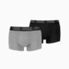 Зображення Puma Чоловіча спідня білизна PUMA Men's Trunks 2 pack #1: middle grey melange / black