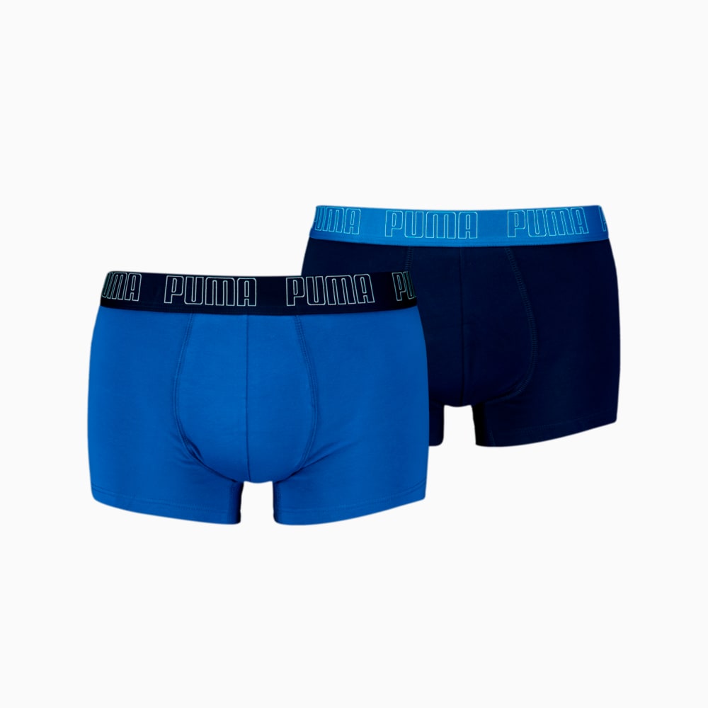 Изображение Puma Мужское нижнее белье PUMA Men's Trunks 2 pack #1: blue combo