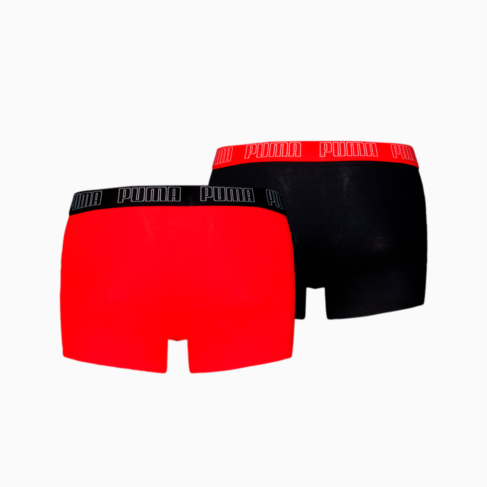 Зображення Puma Чоловіча спідня білизна PUMA Men's Trunks 2 pack #2: red / black