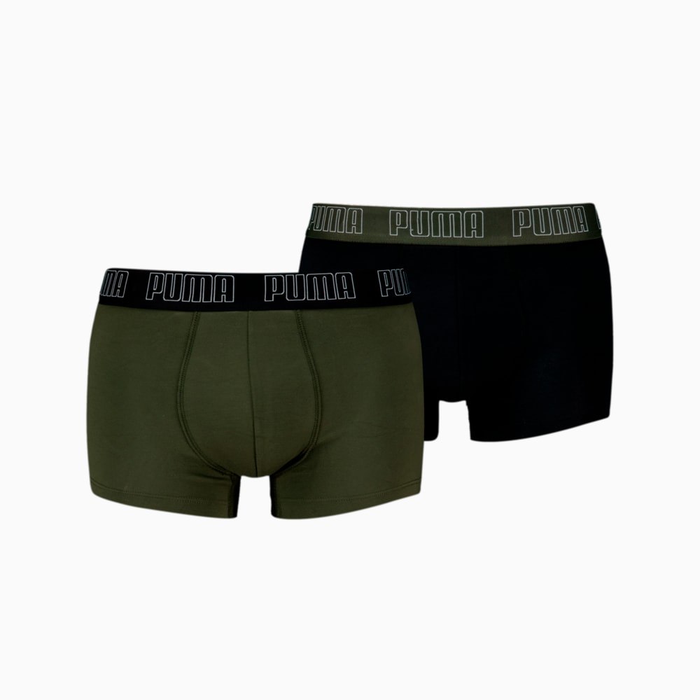 Изображение Puma Мужское нижнее белье PUMA Men's Trunks 2 pack #1: Forest