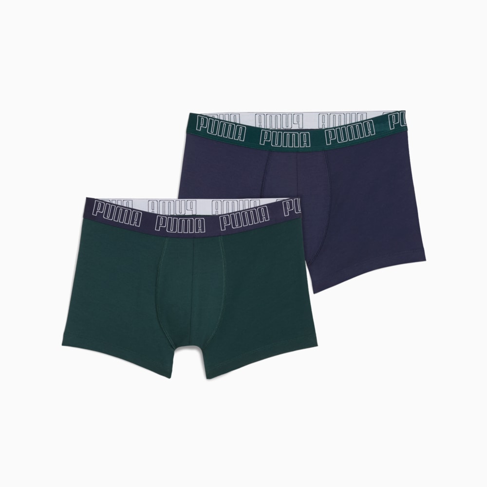 Зображення Puma Чоловіча спідня білизна PUMA Men's Trunks 2 pack #1: green / blue