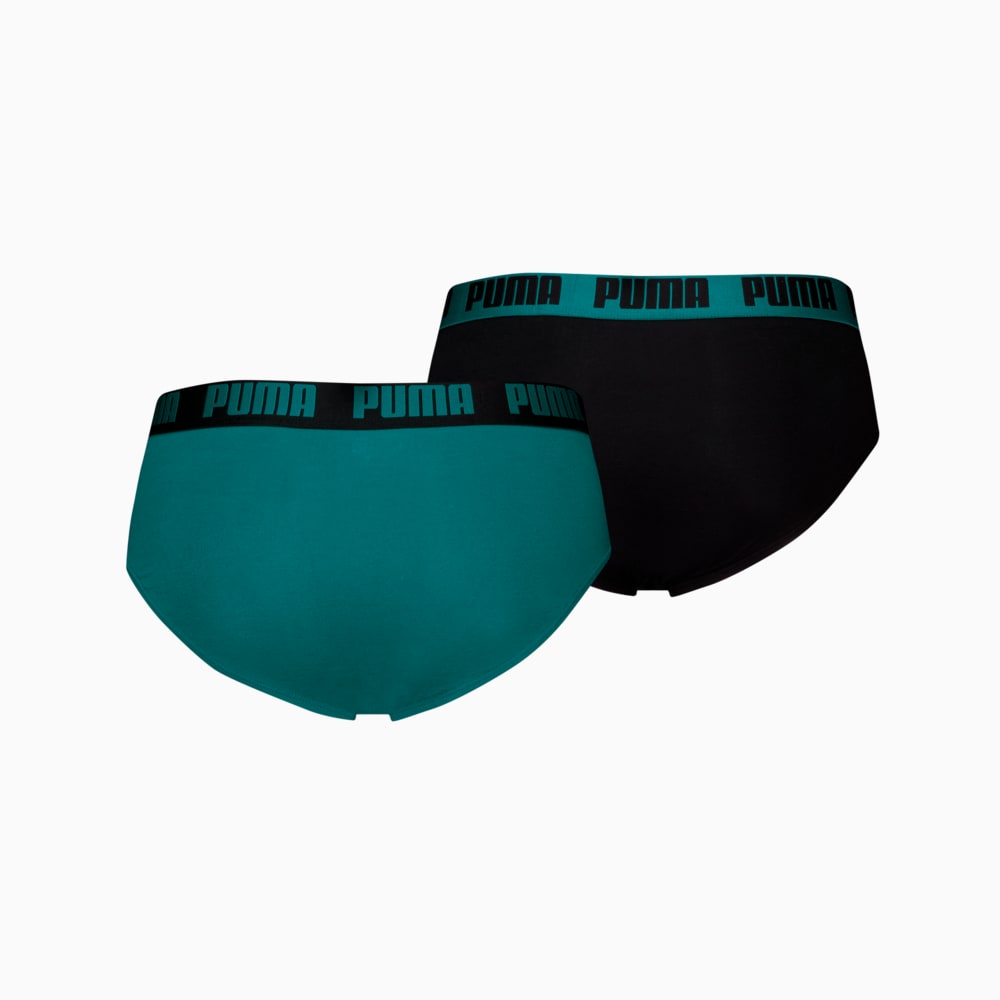 Зображення Puma Чоловіча спідня білизна PUMA Men's Briefs 2 pack #2: Sea Green