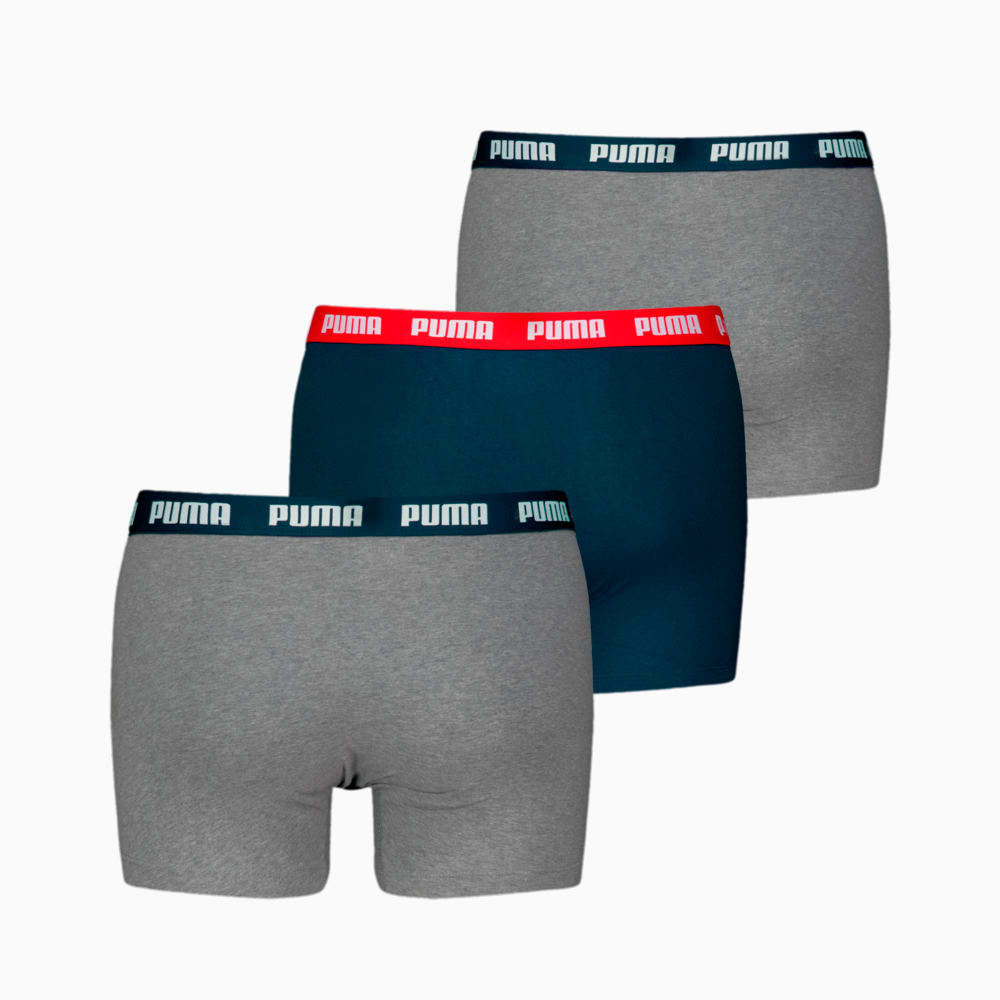 Зображення Puma Чоловіча спідня білизна Boxer Briefs 3 Pack Men #2: grey / blue