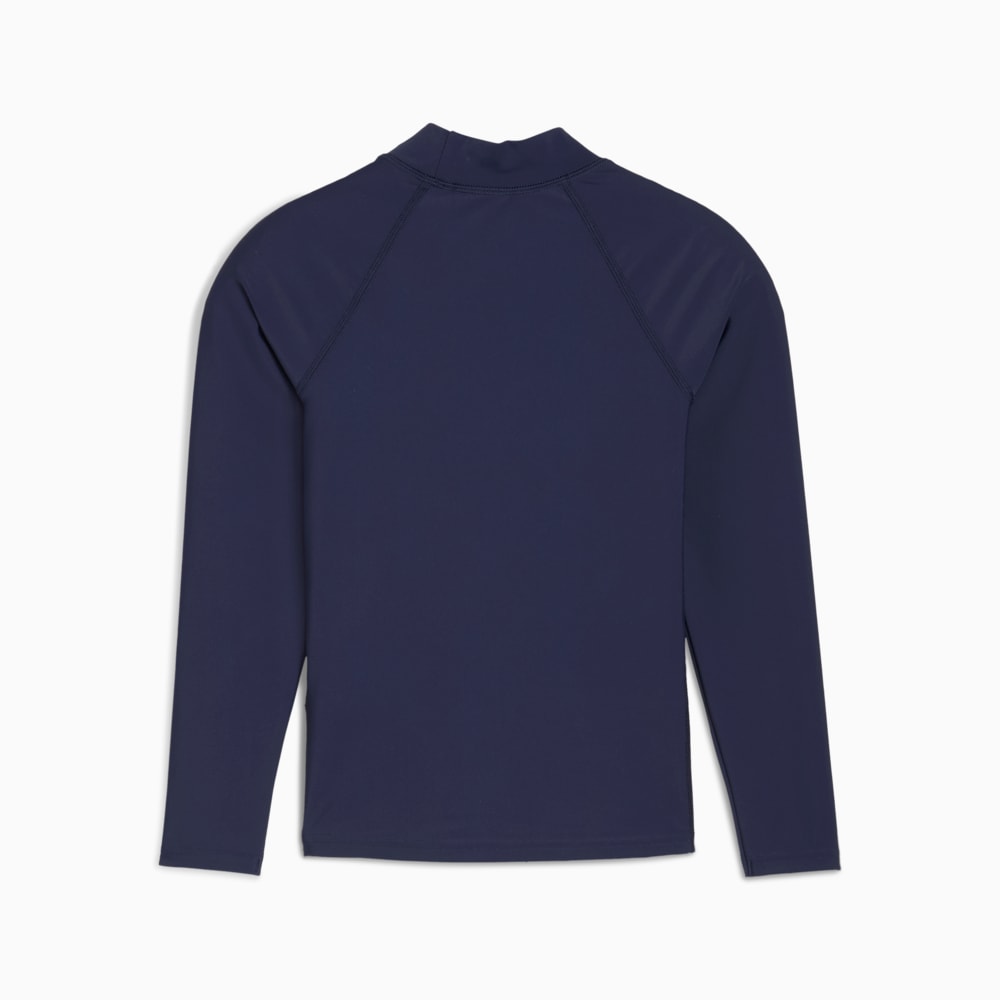 Изображение Puma Лонслив для плавания Swim Rash Guard Kids (1-Pack) #2: navy