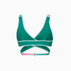 Изображение Puma Топ для плавания PUMA Women's Short Swim Top #2: Green / Pink