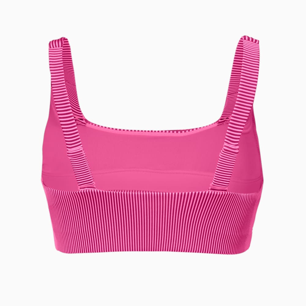 Изображение Puma Топ для плавания PUMA Swim Women Ribber Scoop Top #2: pink combo