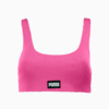 Изображение Puma Топ для плавания PUMA Swim Women Ribber Scoop Top #1: pink combo