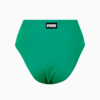 Изображение Puma Плавки PUMA Swim Ribbed High Waist Women's Bikini Bottom #2: green combo
