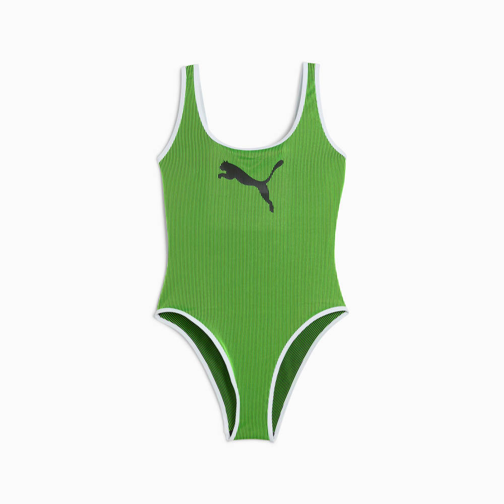 Зображення Puma Купальник PUMA Women's Swimsuit #1: green combo