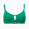 Изображение Puma Топ для плавания PUMA Women's Swim Peek-a-boo Top #1: green combo