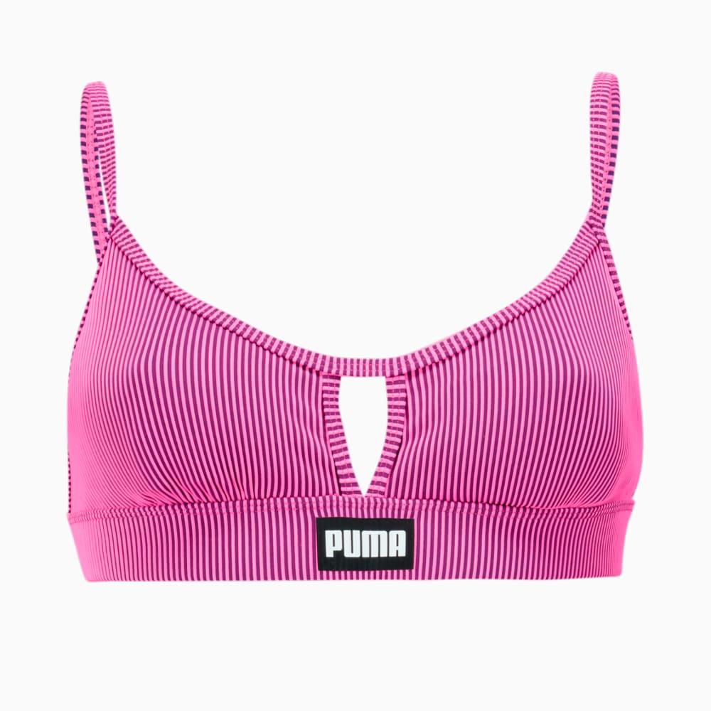 Зображення Puma Топ для плавання PUMA Women's Swim Peek-a-boo Top #1: pink combo
