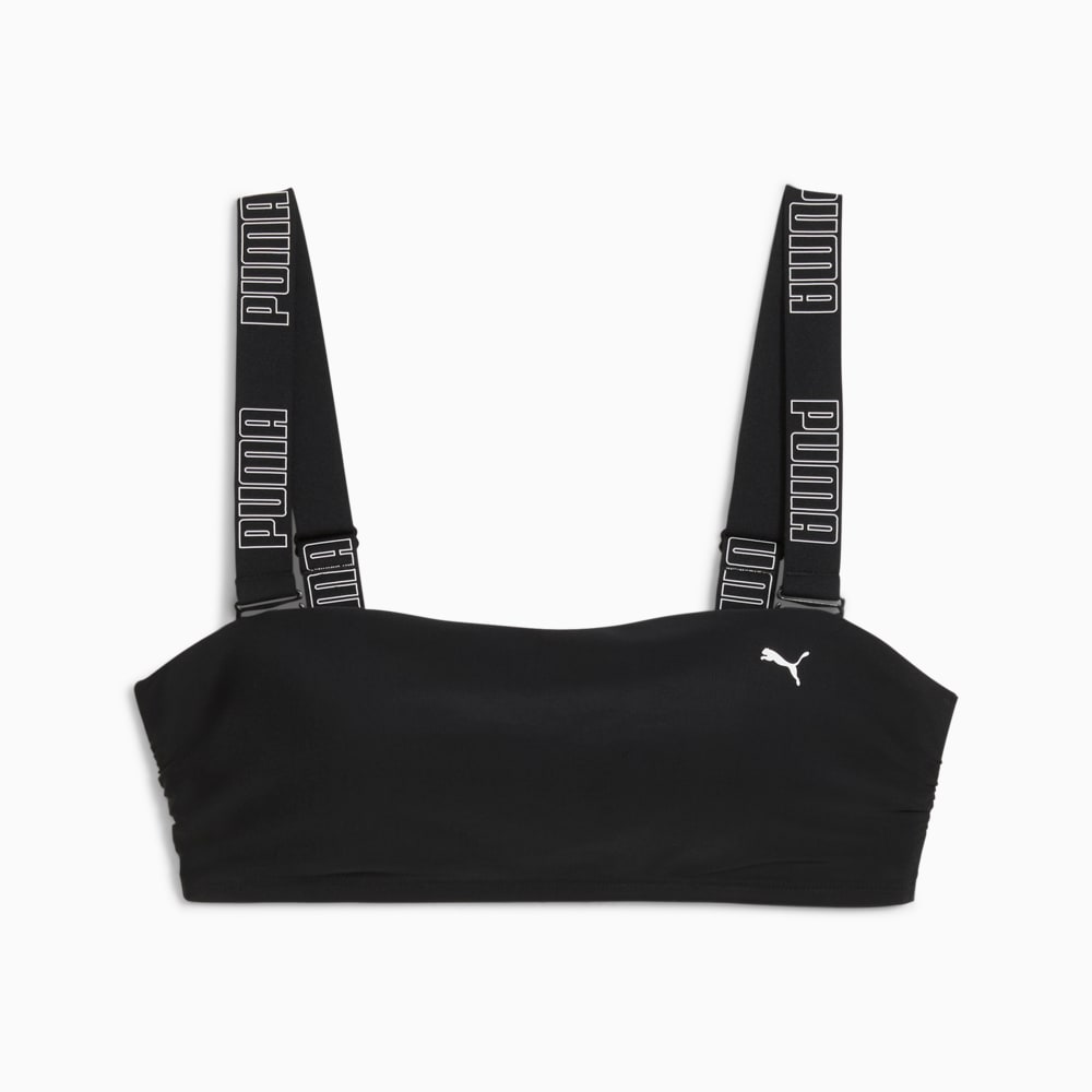 Изображение Puma Топ-бандо PUMA Women's Bandeau Top #1: black