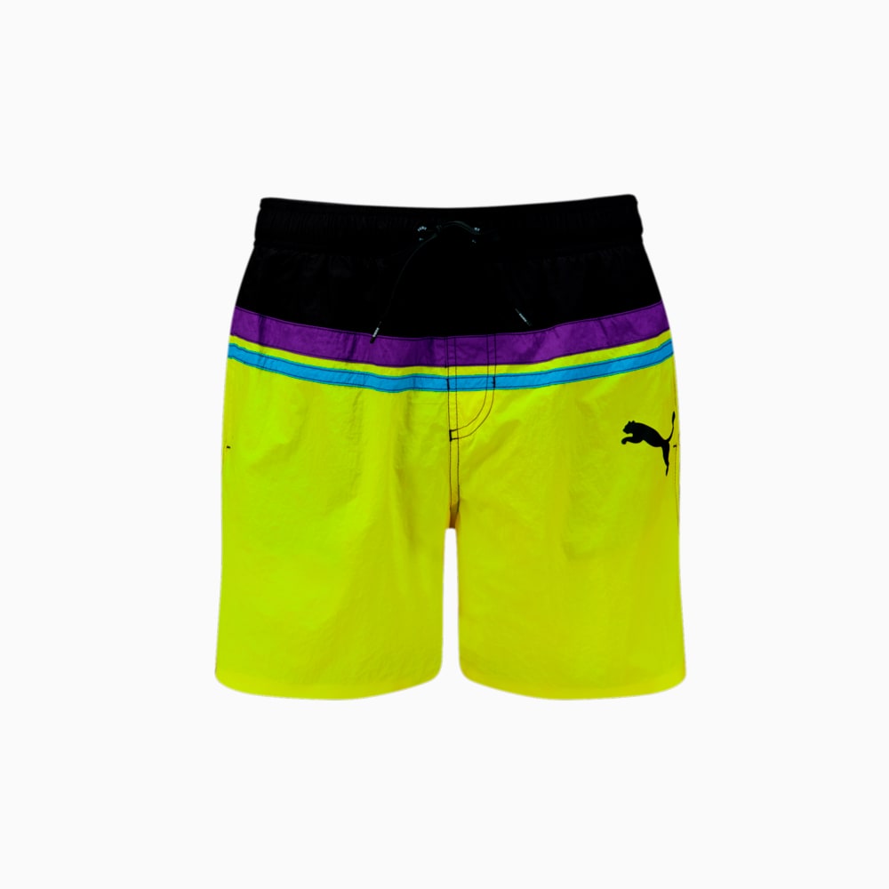 Изображение Puma Шорты для плавания PUMA Men's Swim Shorts #1: cyber yellow / Peacoat