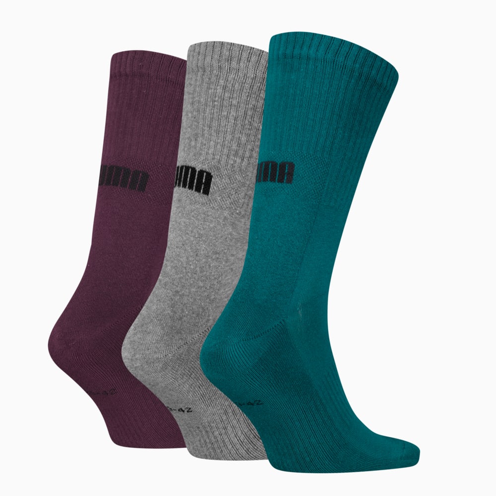 Зображення Puma Шкарпетки PUMA Unisex Crew Socks 3 pack #2: green combo