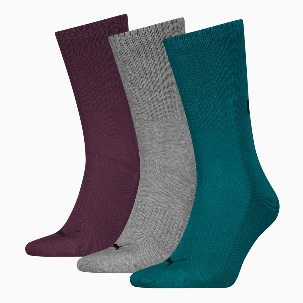Зображення Puma Шкарпетки PUMA Unisex Crew Socks 3 pack #1: green combo