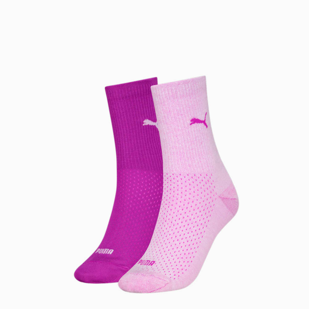 Изображение Puma Носки PUMA Women's Classic Socks 2 Pack #1: purple combo