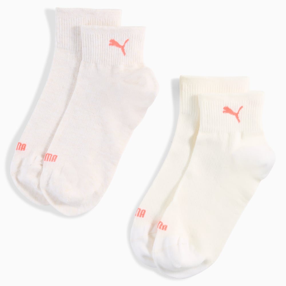 Изображение Puma Носки PUMA Women's Quarter Socks 2 pack #1: coral combo