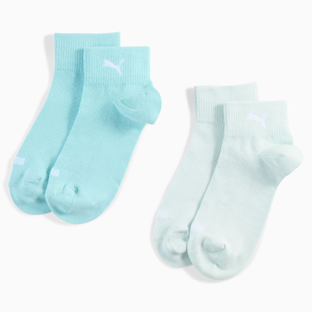 Изображение Puma Носки PUMA Women's Quarter Socks 2 pack #1: mint combo