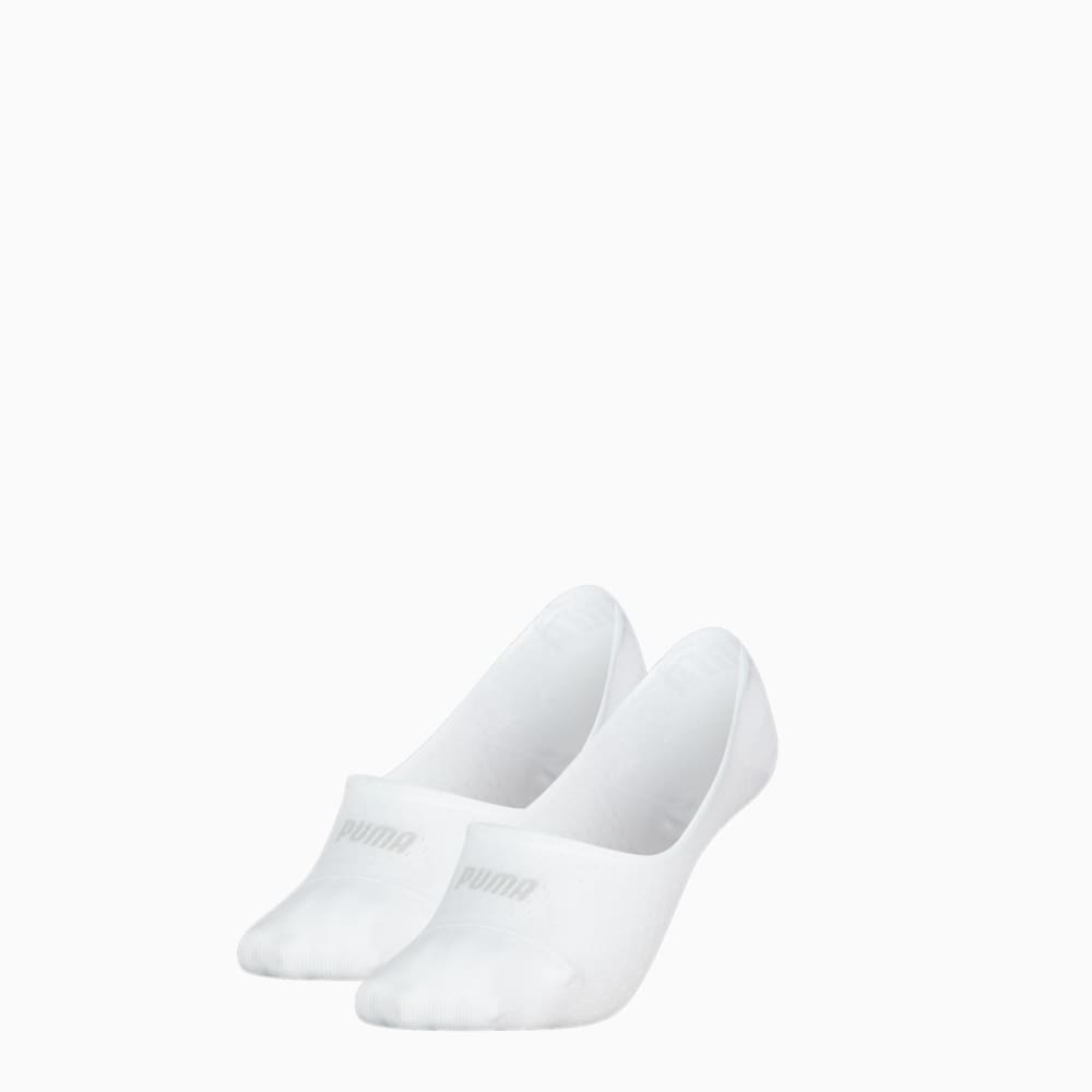 Изображение Puma Носки PUMA WOMEN MESH FOOTIE 2P #1: White