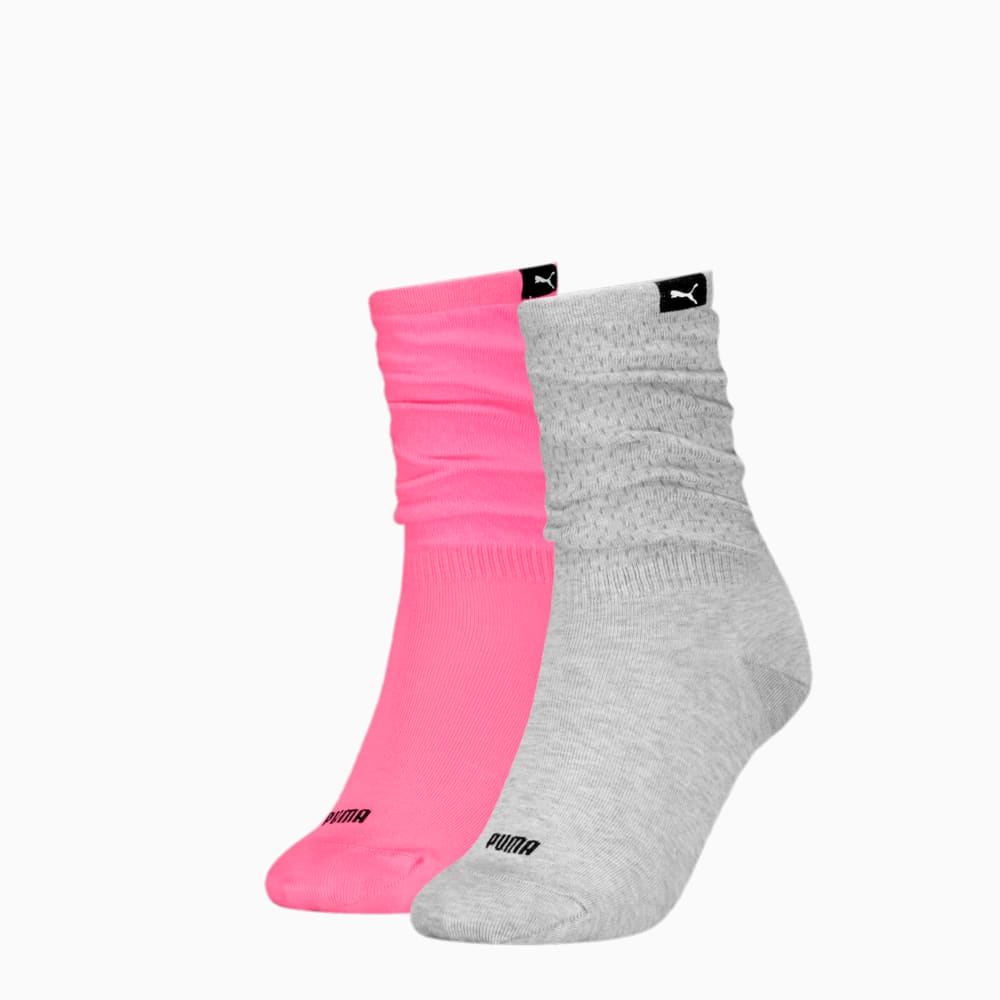 Зображення Puma Шкарпетки PUMA Women's Classic Socks 2 Pack #1: grey / pink