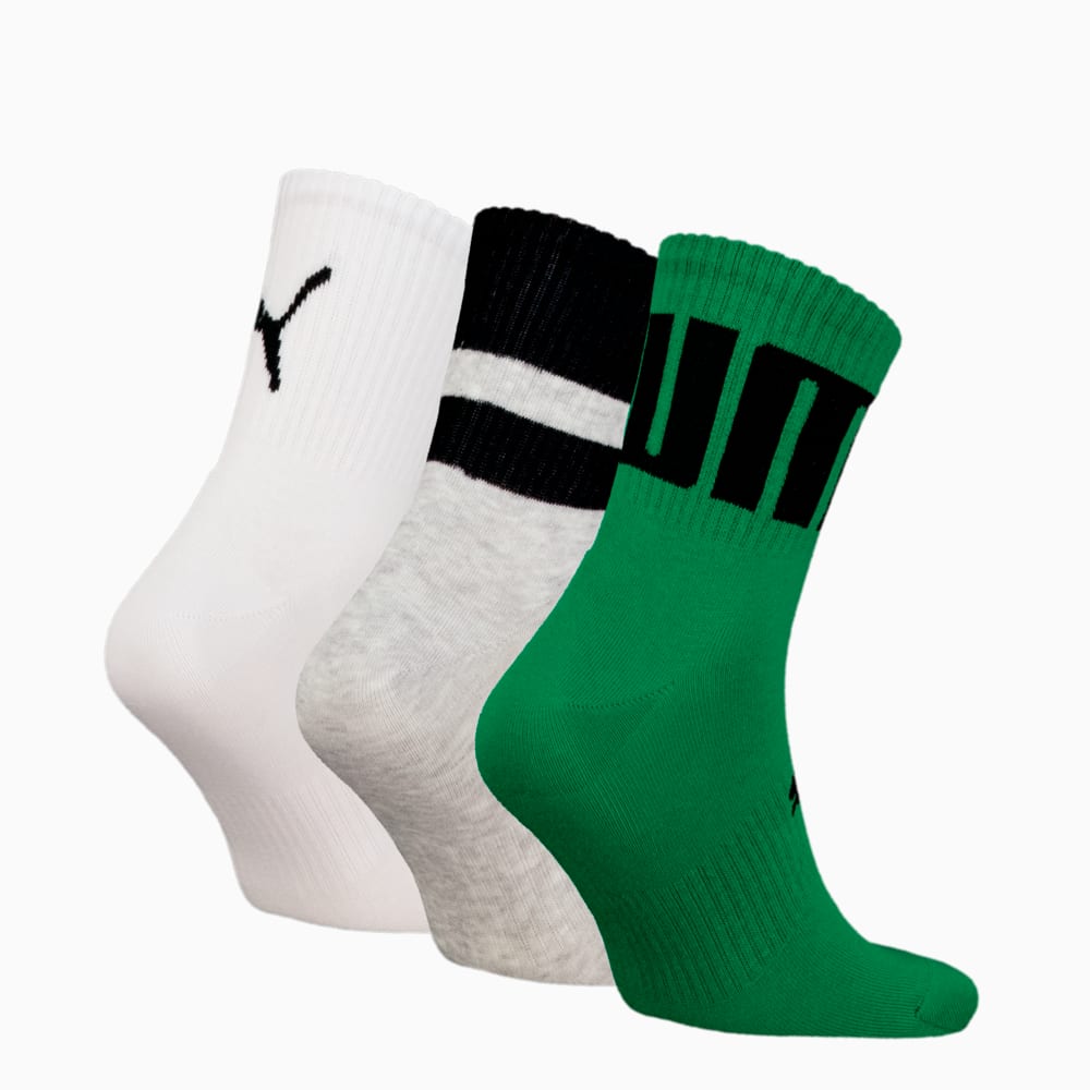 Изображение Puma Носки PUMA Unisex Short Socks 3 Pack #2: green combo