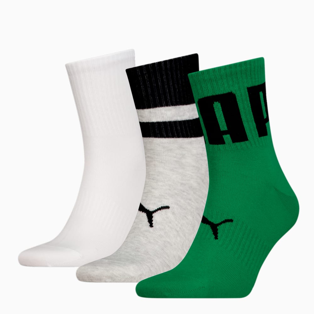 Изображение Puma Носки PUMA Unisex Short Socks 3 Pack #1: green combo