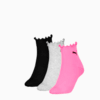 Зображення Puma Шкарпетки PUMA Women's Quarter Socks 3 pack #1: pink / grey