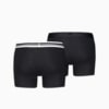 Изображение Puma Мужское нижнее белье Placed Log  Boxer Shorts 2 Pack #2: black