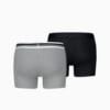 Зображення Puma Чоловіча спідня білизна Boxer Briefs 2 Pack Men #2: middle grey melange / black