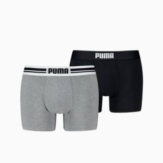 Изображение Puma Мужское нижнее белье Placed Log  Boxer Shorts 2 Pack