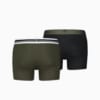 Изображение Puma Мужское нижнее белье Placed Log  Boxer Shorts 2 Pack #2: Forest