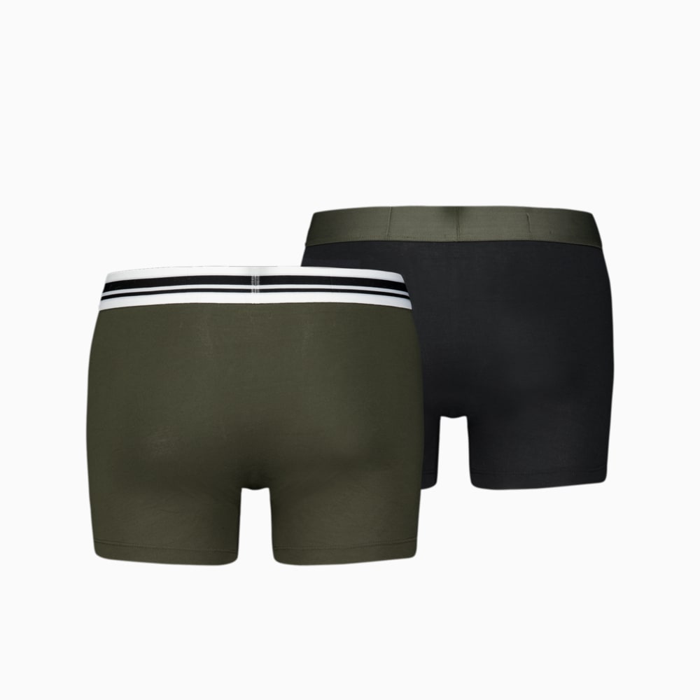 Зображення Puma Чоловіча спідня білизна Boxer Briefs 2 Pack Men #2: Forest