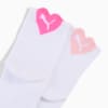 Зображення Puma Шкарпетки PUMA Women's Heart Short Crew Socks 2 pack #3: white / pink