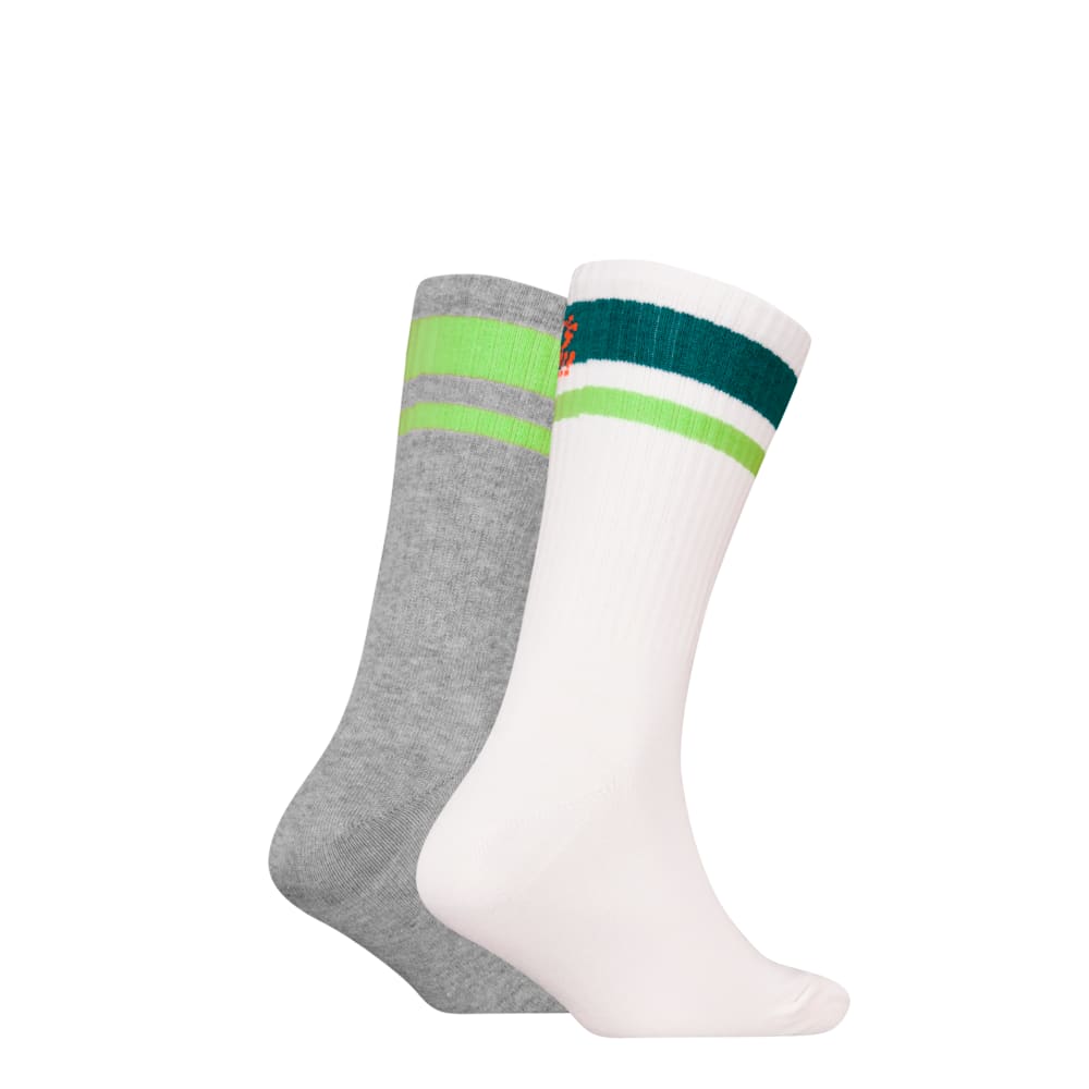 Зображення Puma Дитячі шкарпетки PUMA Kids' Crew Socks 2 pack #2: green combo