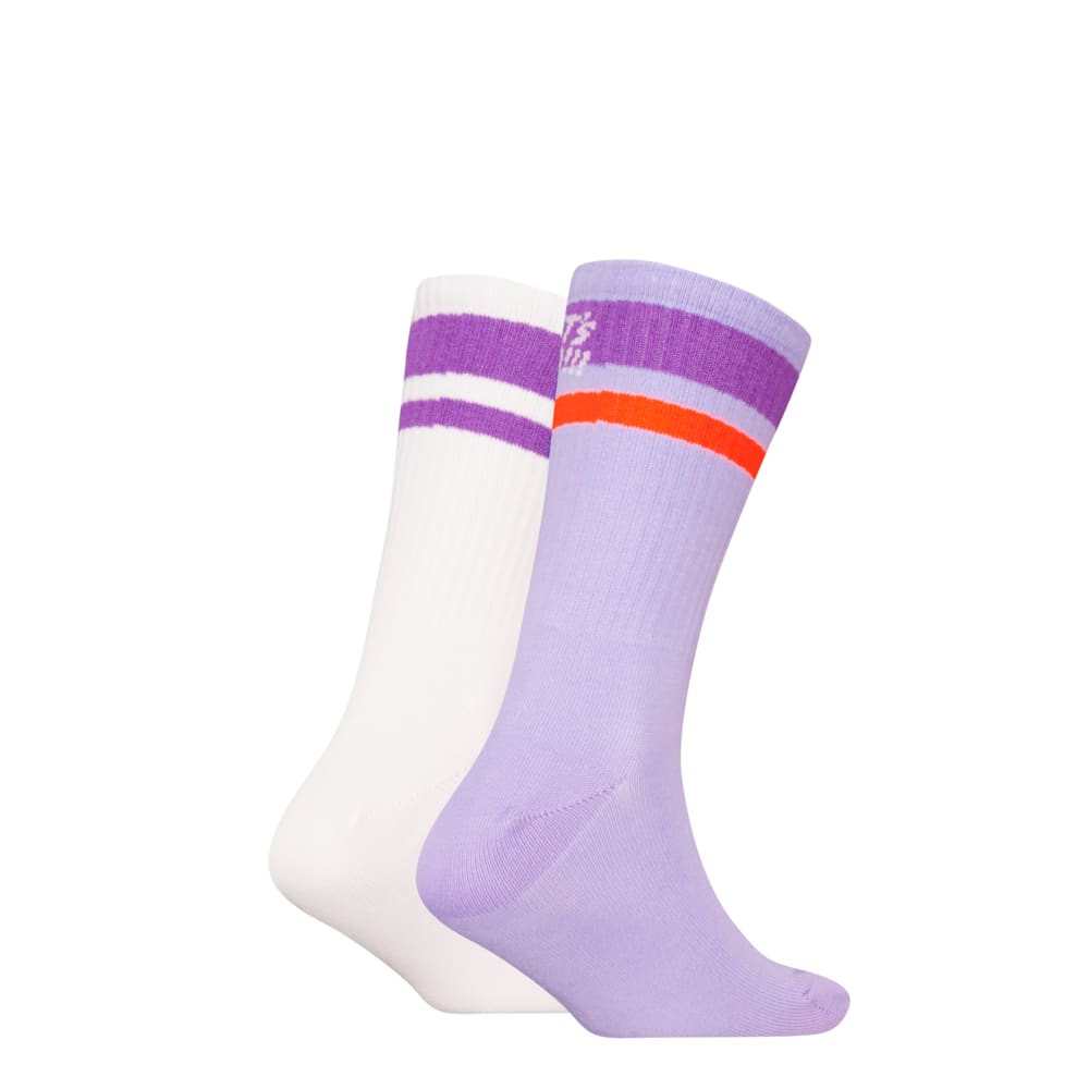 Зображення Puma Дитячі шкарпетки PUMA Kids' Crew Socks 2 pack #2: white / various logo colors