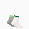 Зображення Puma Дитячі шкарпетки Quarter Socks 2 Pack Youth #2: green combo